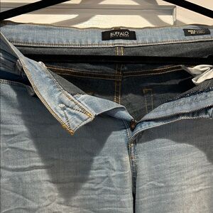 Buffalo David Bitton women’s Light Blue Jeans Inka style high rise flare